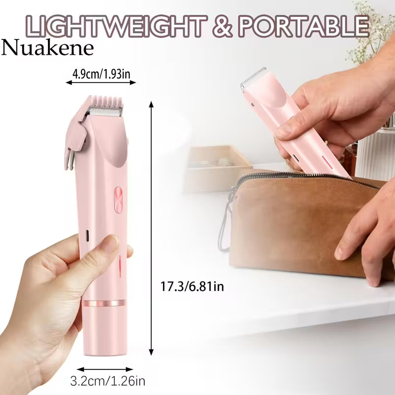 Dual-Head Electric Hair Trimmer for Women
