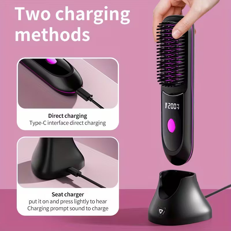 Rechargeable Comb Straightener