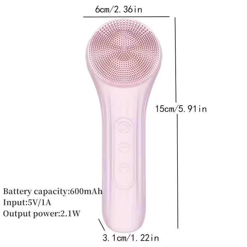 Nuakene Rechargeable 2-in-1 Facial Cleansing Brush