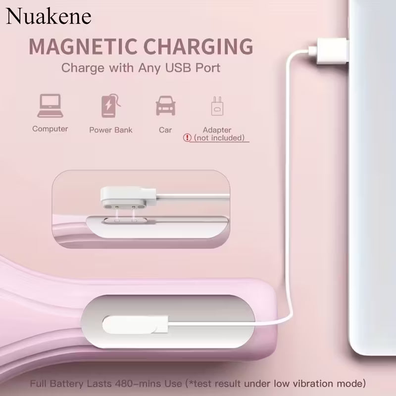 Nuakene Rechargeable 2-in-1 Facial Cleansing Brush