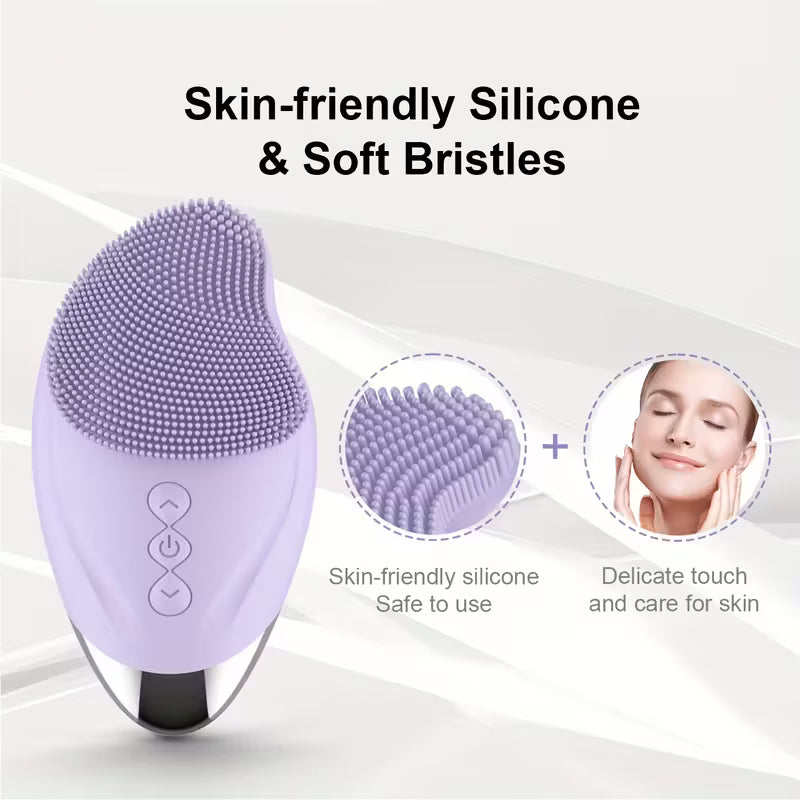 Silicone Electric Facial Cleansing Brush