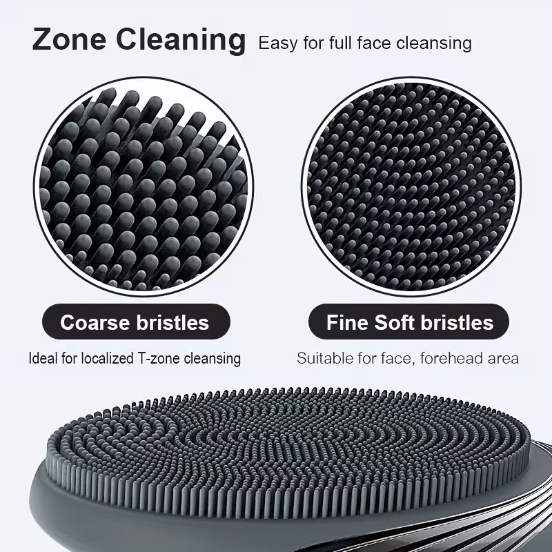 Unisex Electric Silicone Facial Cleansing Brush