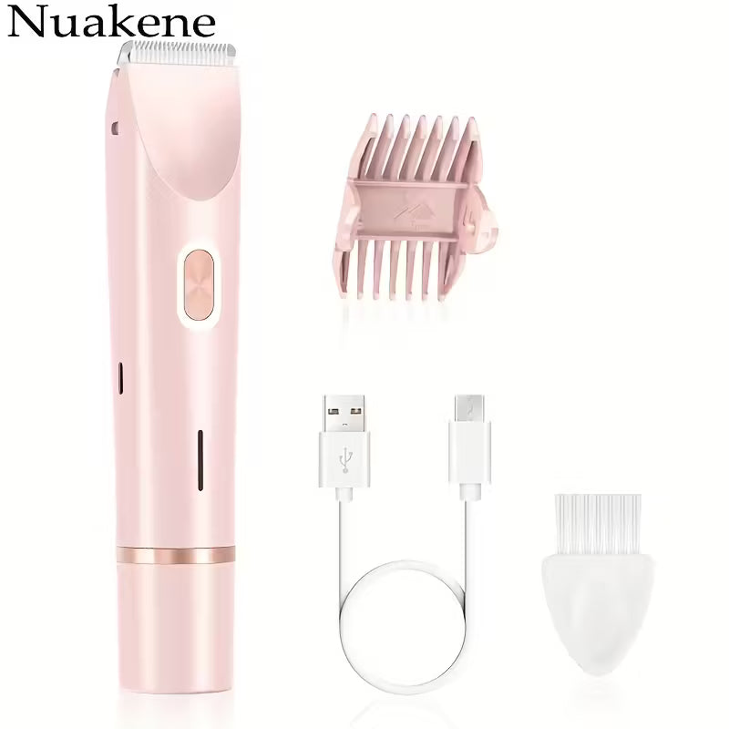 Dual-Head Electric Hair Trimmer for Women