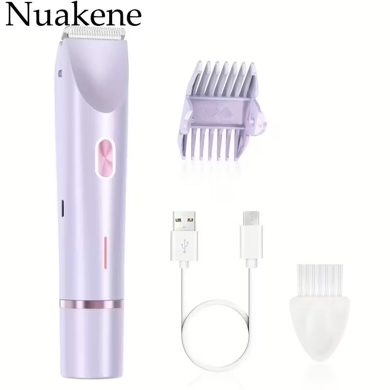 Dual-Head Electric Hair Trimmer for Women