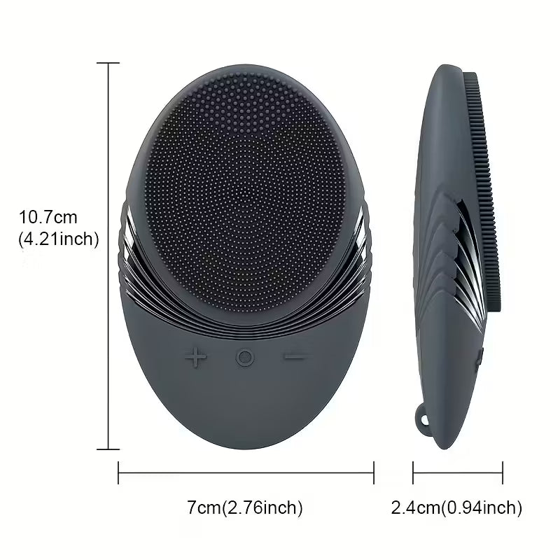 Unisex Electric Silicone Facial Cleansing Brush